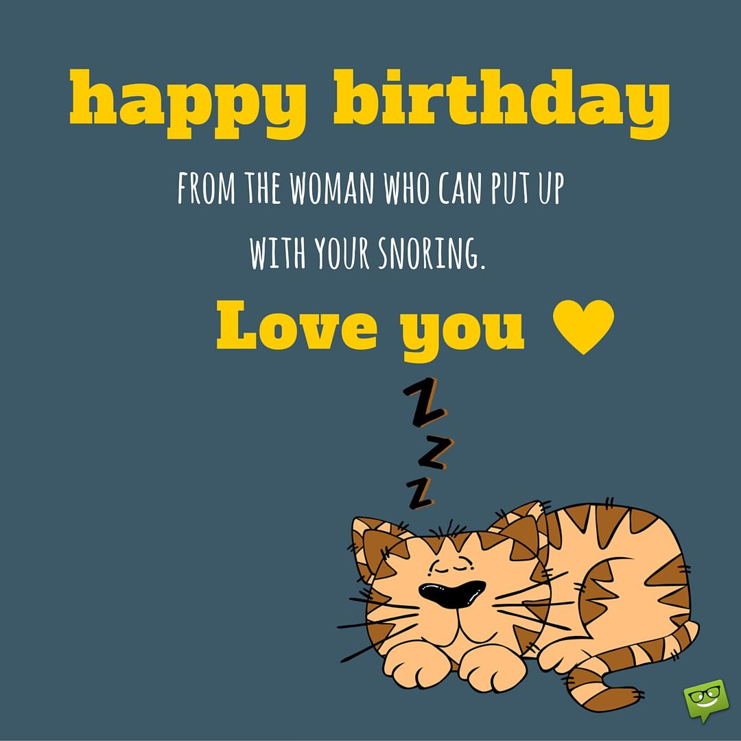 Funny Birthday Quotes For Boyfriend
 Smart Bday Wishes for your Husband