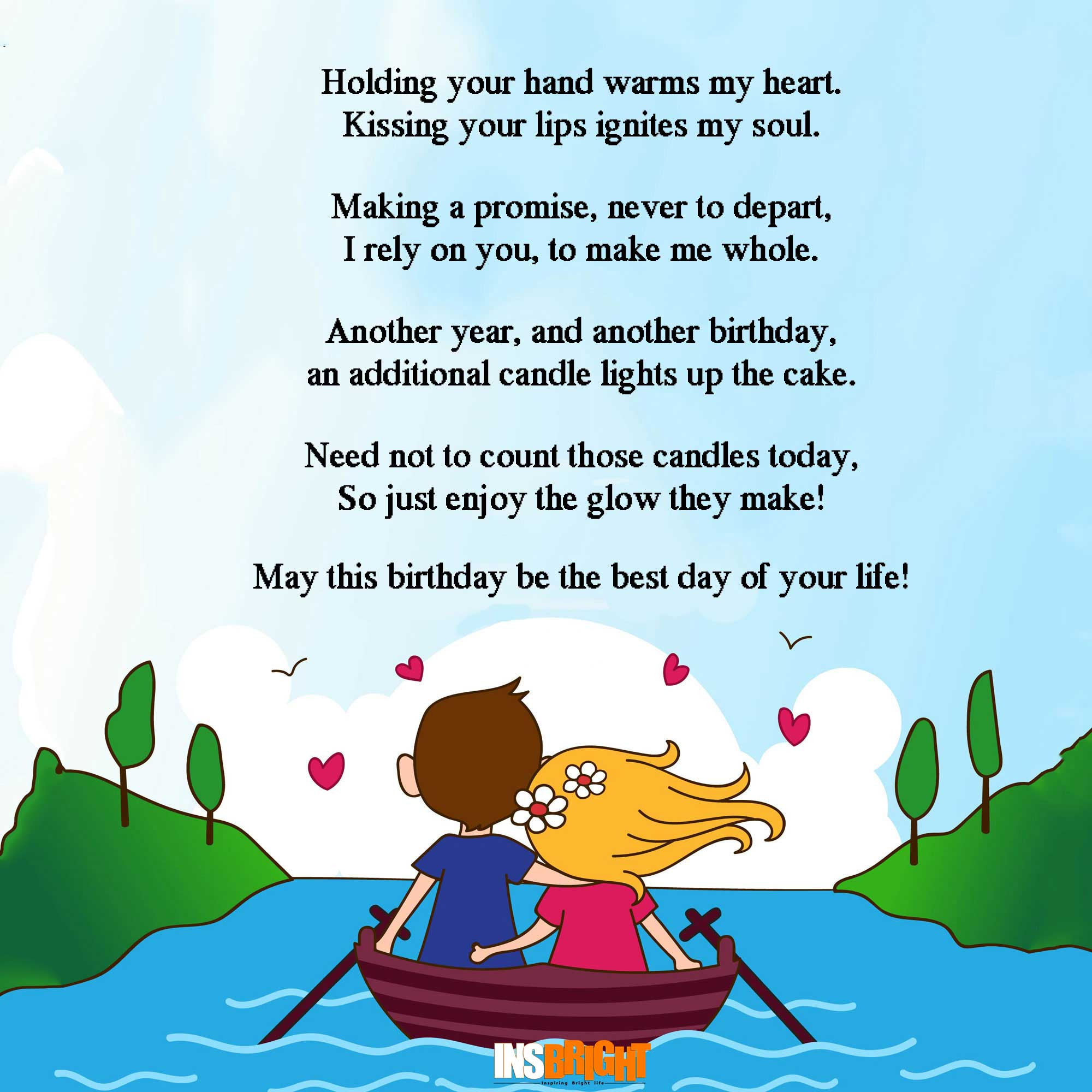 Funny Birthday Quotes For Wife
 10 Romantic Happy Birthday Poems For Wife With Love From