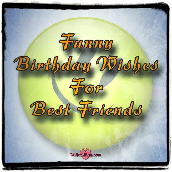 Funny Birthday Wishes For A Best Friend
 Funny Birthday Wishes for Best Friends WishesAlbum