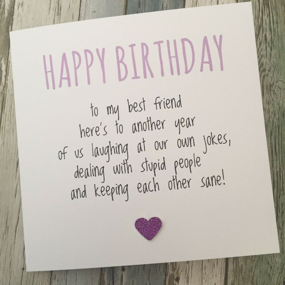 Funny Birthday Wishes For A Best Friend
 FUNNY BEST FRIEND BIRTHDAY CARD BESTIE HUMOUR FUN