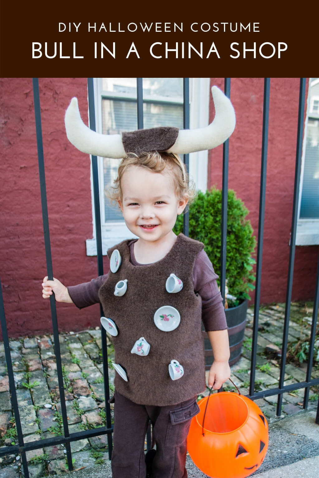 Funny Costumes DIY
 Bull In A China Shop DIY Halloween Costume for Toddlers
