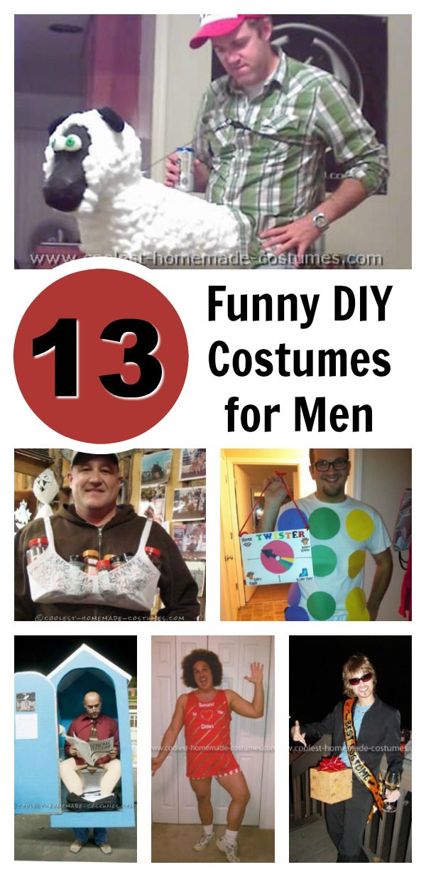 Funny Costumes DIY
 Top 13 DIY Funny Adult Halloween Costumes for Men