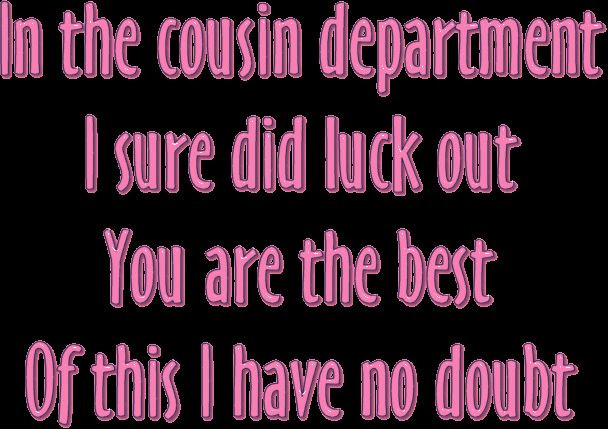 Funny Cousin Birthday Quotes
 73 best images about Happy Birthday Cousin on Pinterest