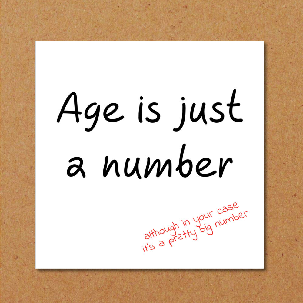 Funny Getting Older Birthday Quotes
 Birthday card funny humorous 50th 60th ting old age dad