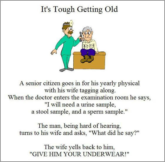 Funny Getting Older Birthday Quotes
 Funny ting old birthday Jokes
