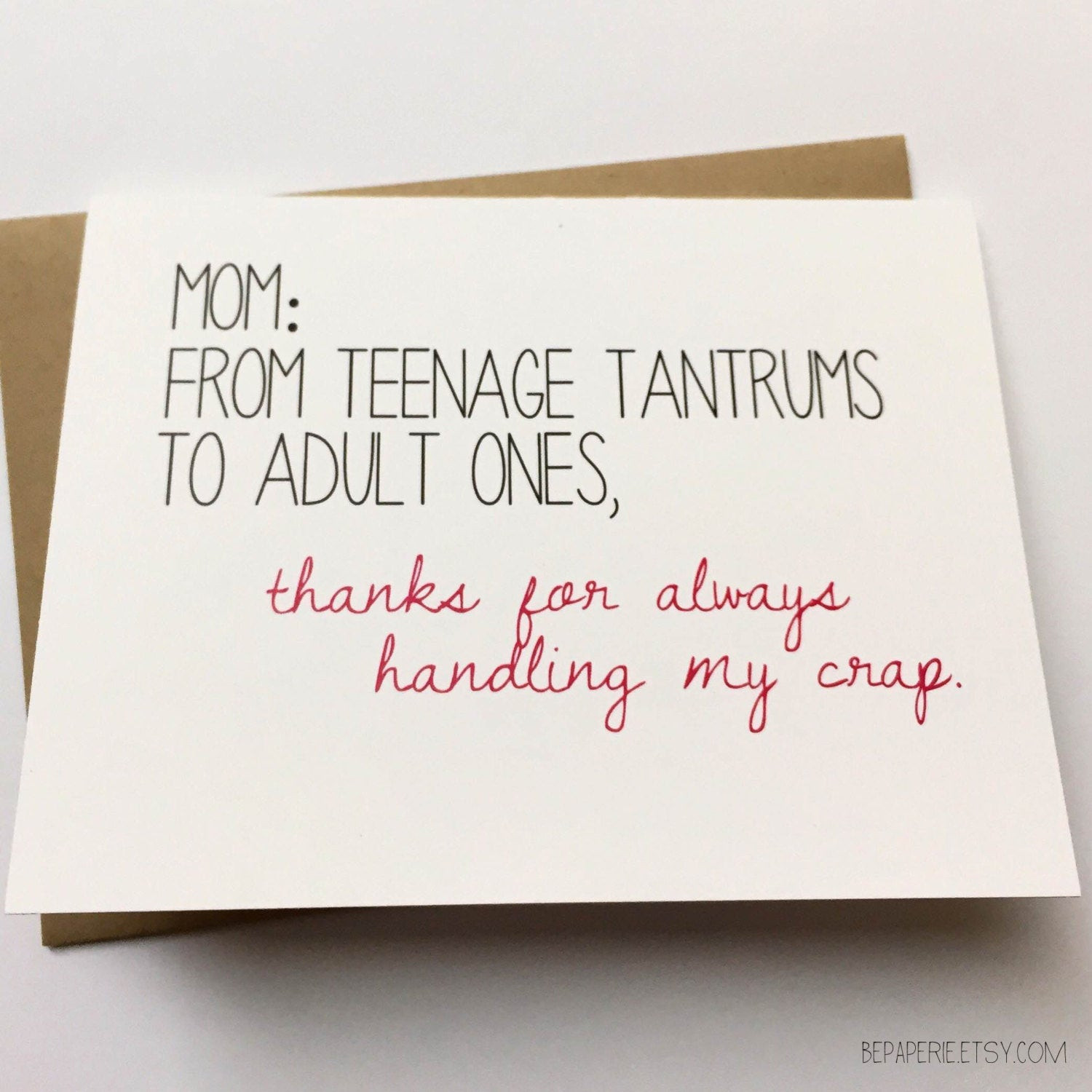 Funny Mother Birthday Quotes
 Mom Card Funny Card for Mom Mom Birthday Card Funny