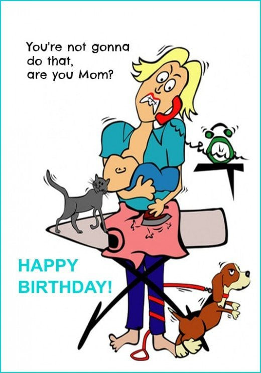 Funny Mother Birthday Quotes
 Happy Birthday Mom Quotes Wishes and Status