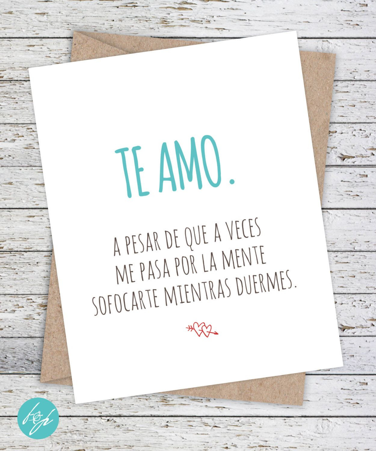 Funny Spanish Birthday Quotes
 Spanish Card Tarjeta en Español Funny Boyfriend Card