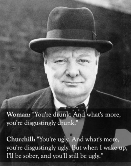 Funny Winston Churchill Quotes
 Churchill Humorous Quotes QuotesGram
