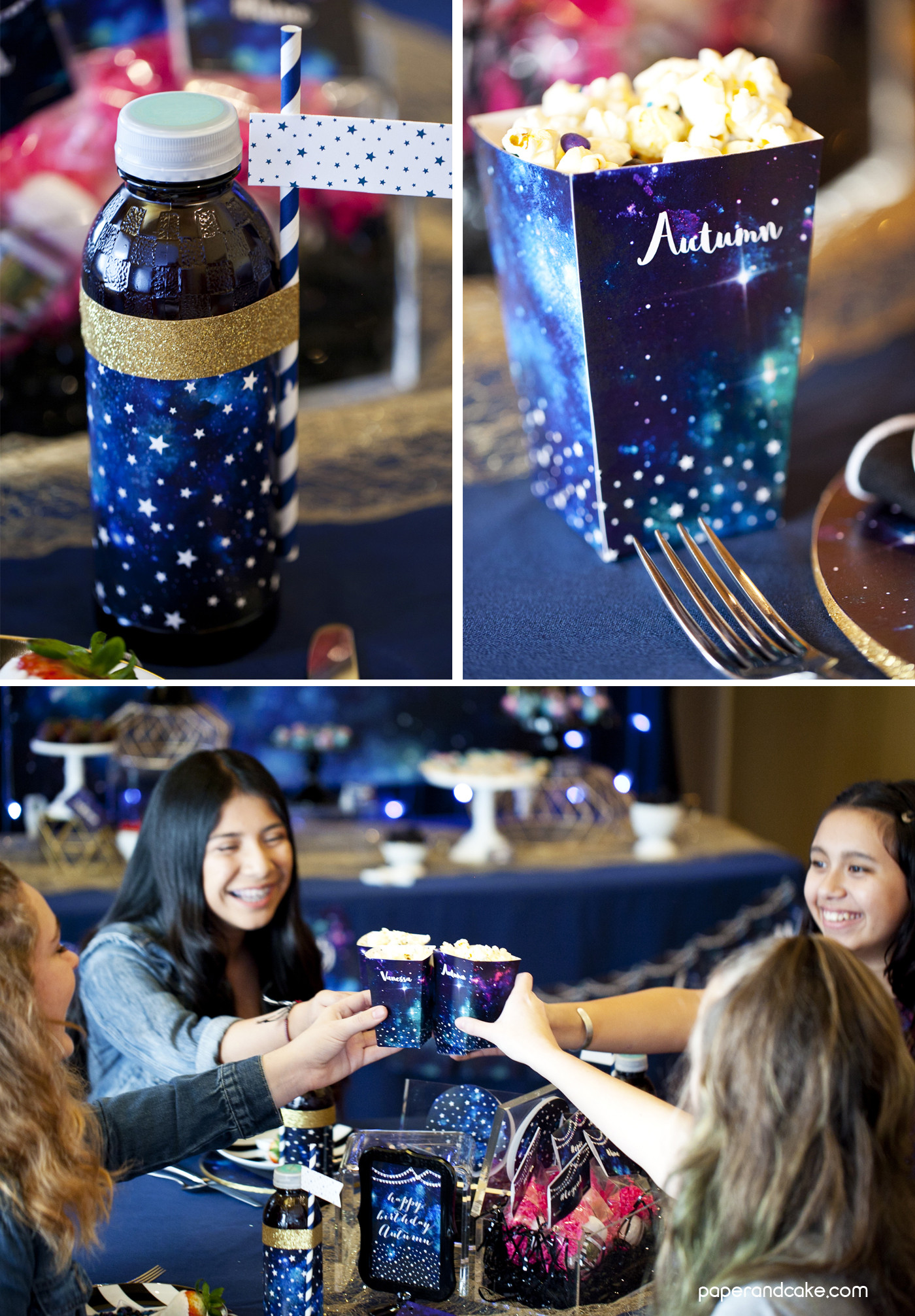 Galaxy Birthday Party Ideas
 galaxy birthday party guests Paper and Cake Paper and Cake