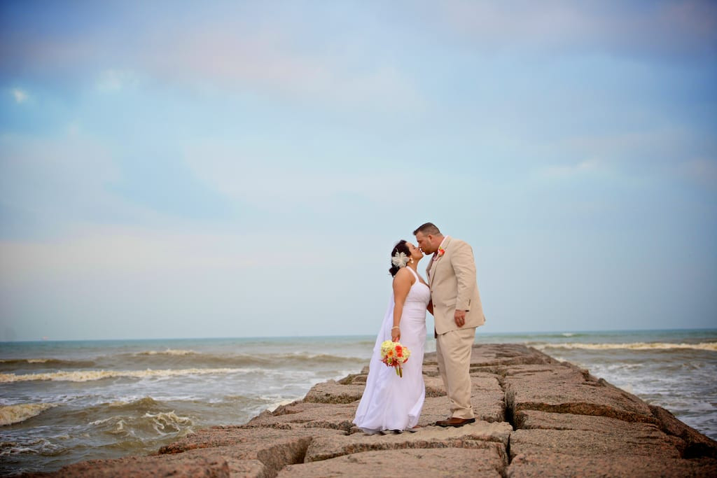Galveston Beach Weddings
 Galveston Beach Wedding