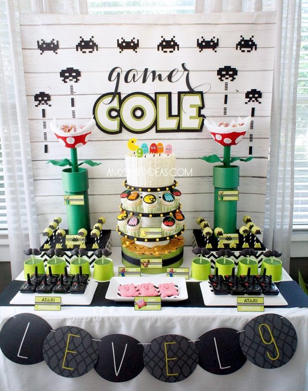 Game Truck Birthday Party
 game truck party ideas – video game party ideas – dessert