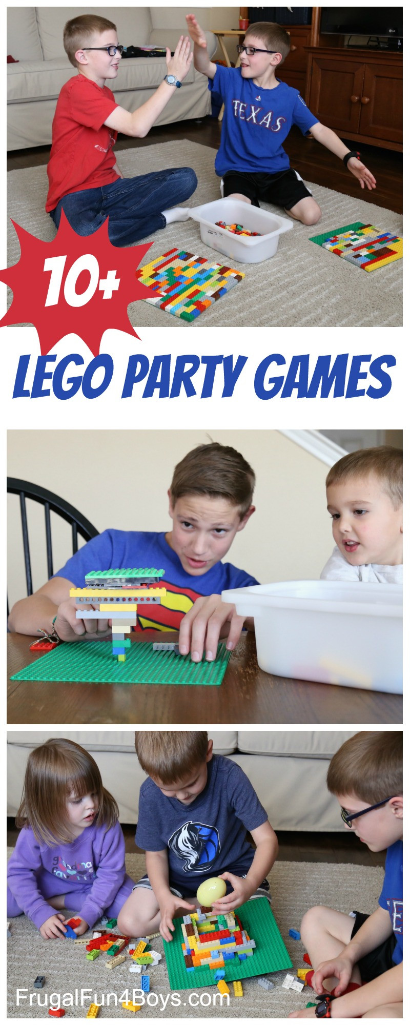 Games For Boys Birthday Party
 10 Totally Awesome LEGO Party Games Frugal Fun For Boys