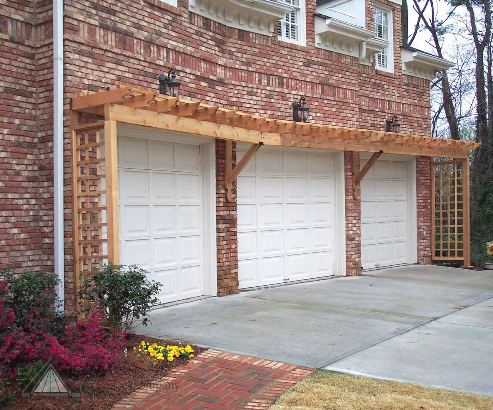 Garage Door Pergolas
 Over Garage Pergola Kit