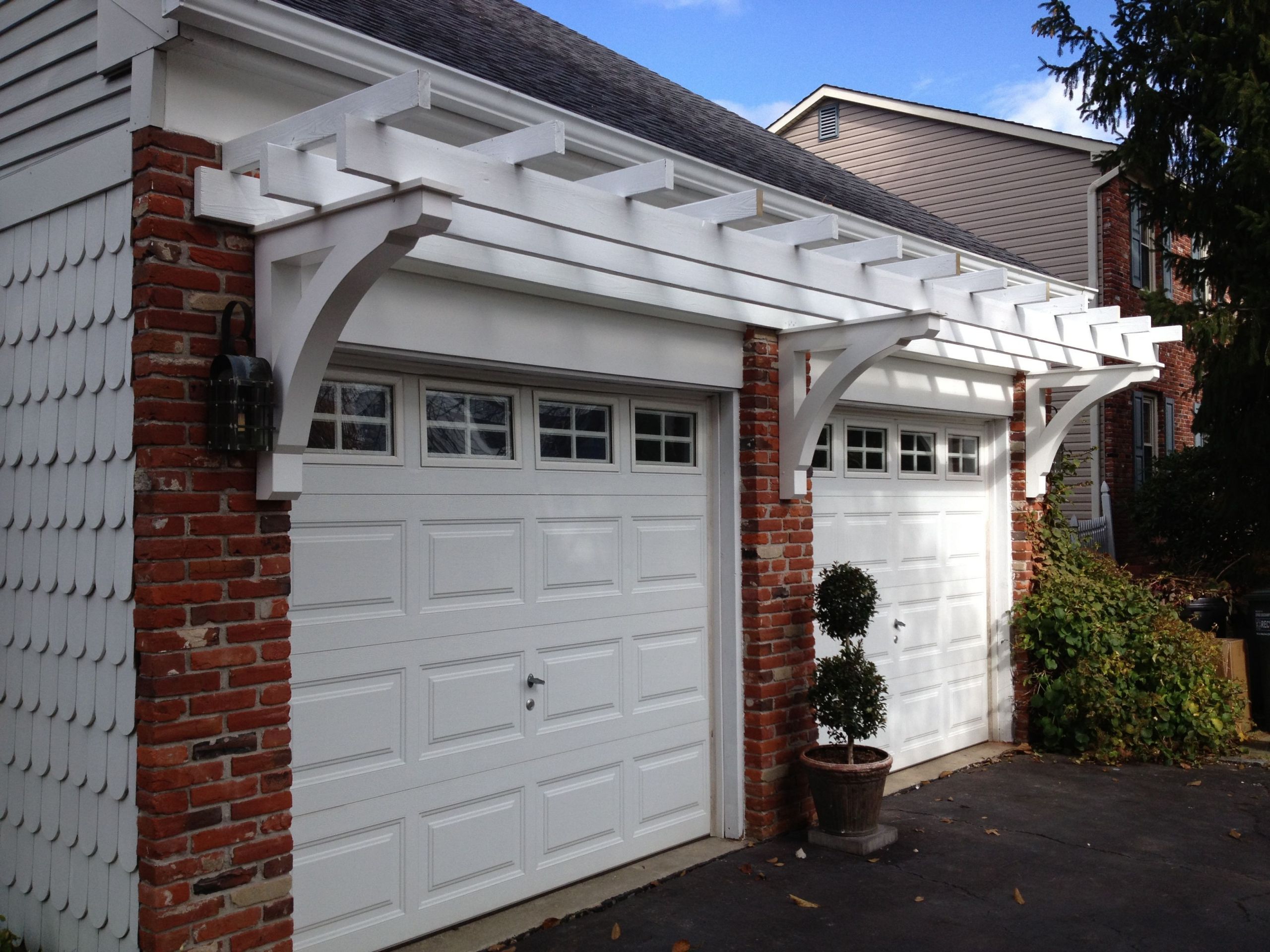 Garage Door Pergolas
 Pergola Over Garage Door Gallery s