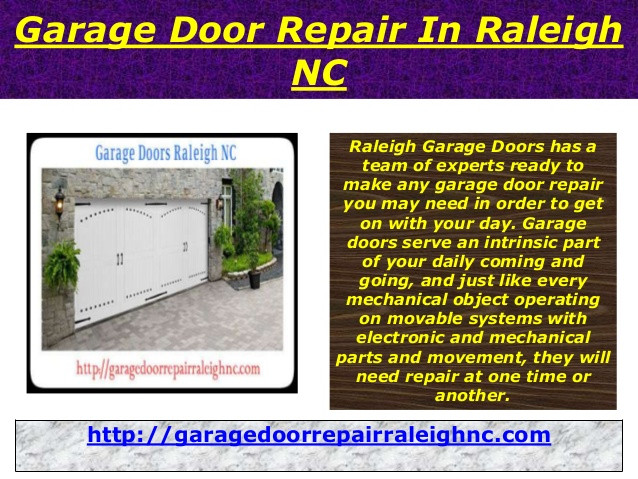 Garage Door Repair Raleigh
 Garage Door Repair in Raleigh NC Garage Door Opener Raleigh NC