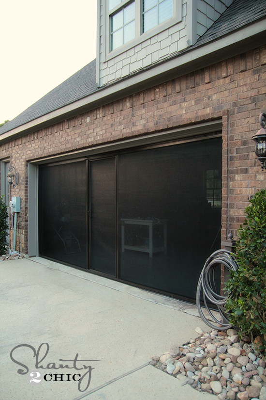 Garage Door Screen Door
 Check out my new Garage Screen So AWESOME Shanty 2 Chic