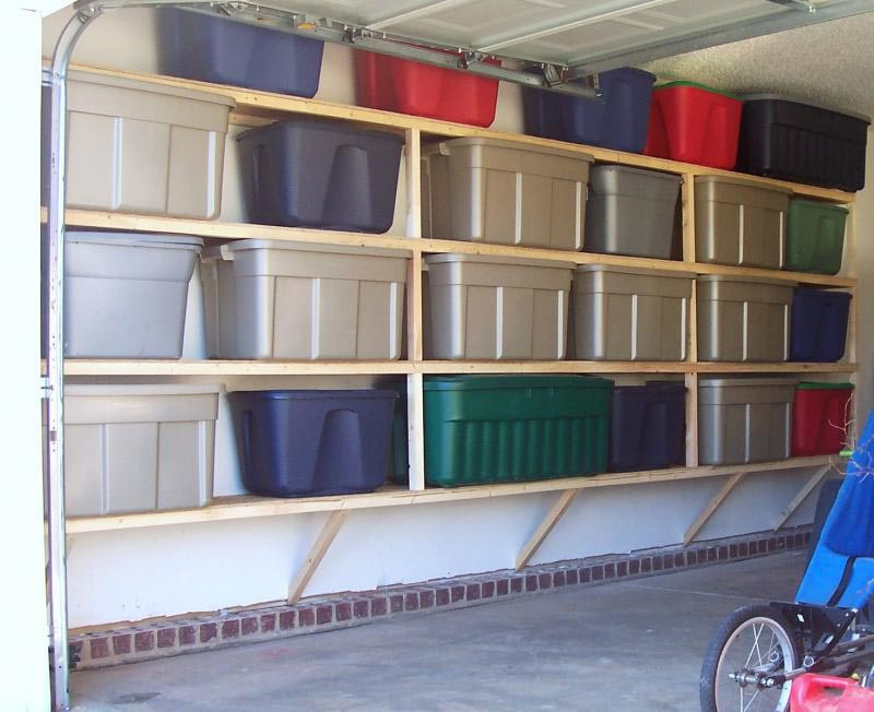 Garage Organization Shelves
 Garage Storage Wall Shelves