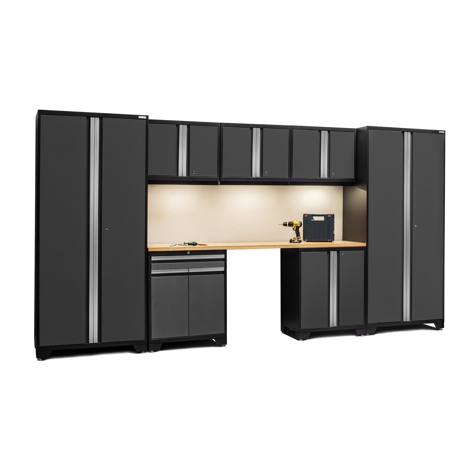 Garage Organizer Cabinet
 NewAge Products Pro 3 0 Series 8 Piece Garage Storage