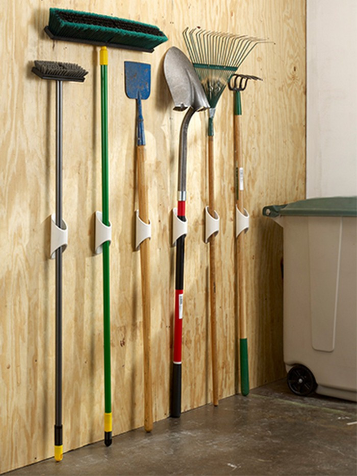 Garage Tool Organizer
 Organize your garage by making a PVC yard tool storage