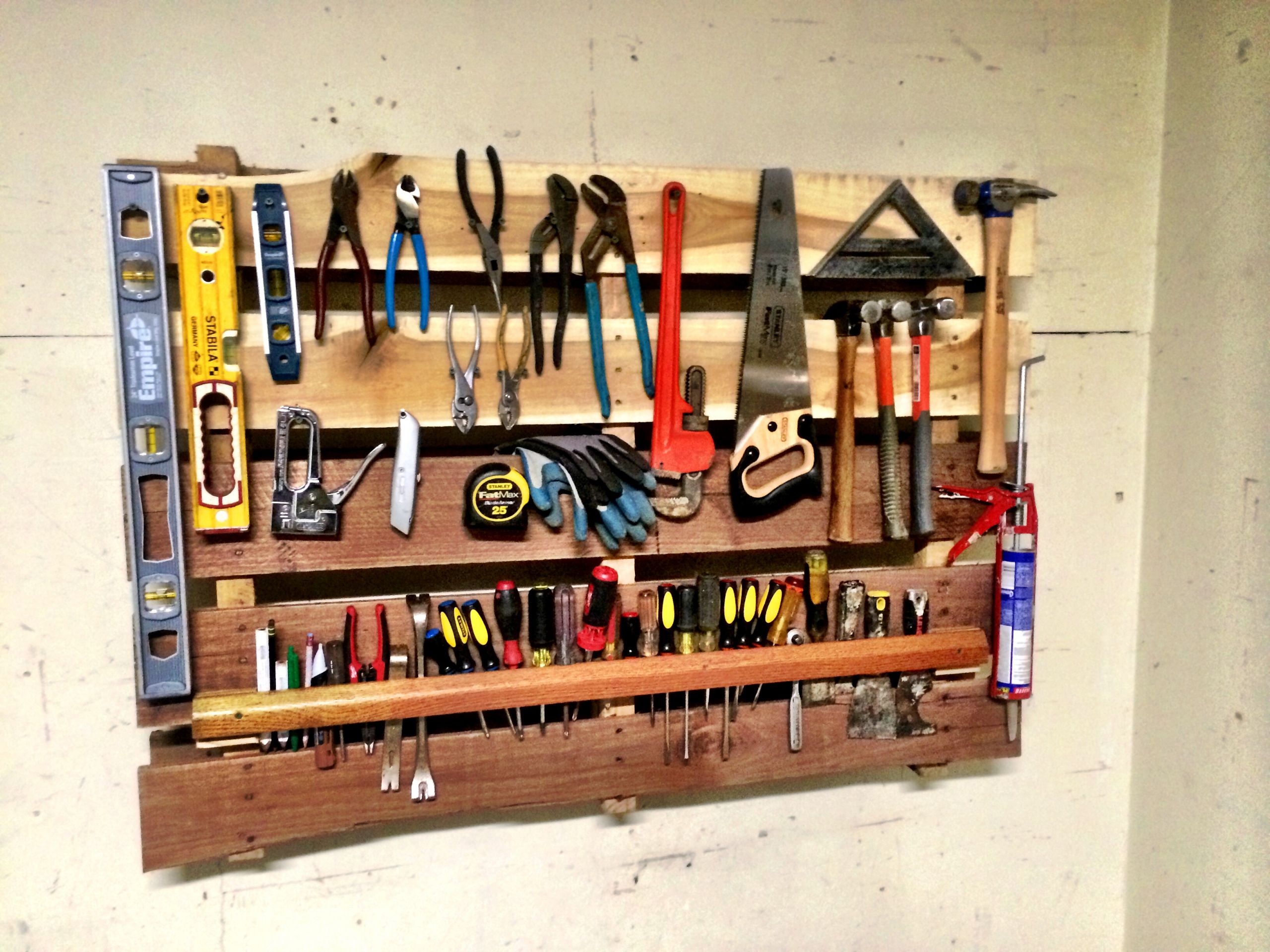 Garage Tool Organizer
 Sonoma General Contractors DIY Tool Organization Used