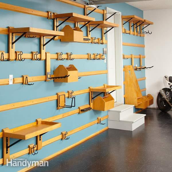 Garage Wall Organization System
 DIY Garage Wall Storage Systems