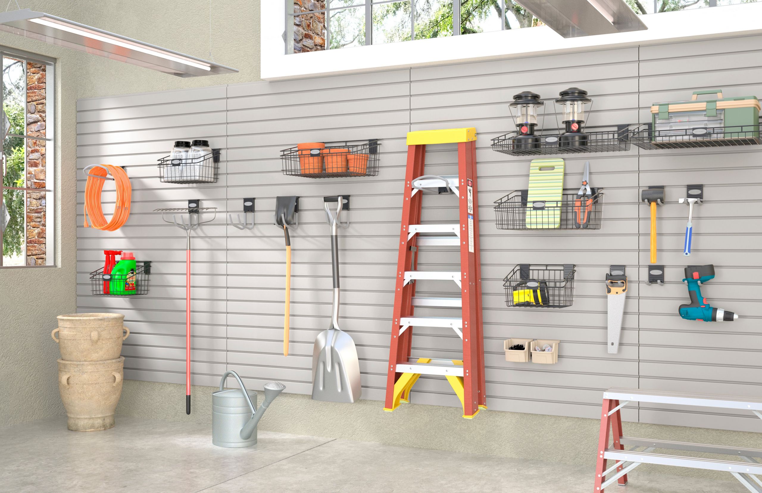 Garage Wall Organization System
 Garage Wall Storage Systems