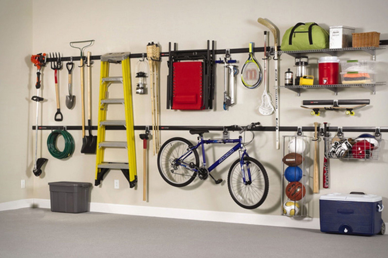 Garage Wall Organization System
 7 Great Garage Storage Ideas