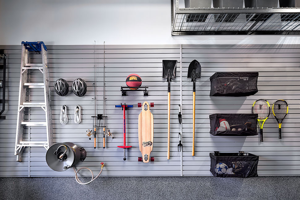 Garage Wall Organization Systems
 Reclaim Your Garage Floor Space Using A Slatwall System
