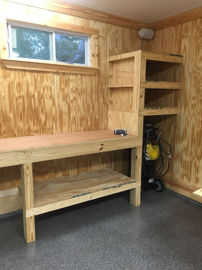 Garage Workbench With Storage
 Garage Work Bench