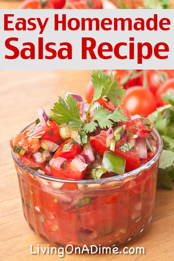 Garden Fresh Salsa Recipe
 Homemade Salsa Recipe Fresh Salsa Is A Great Use For