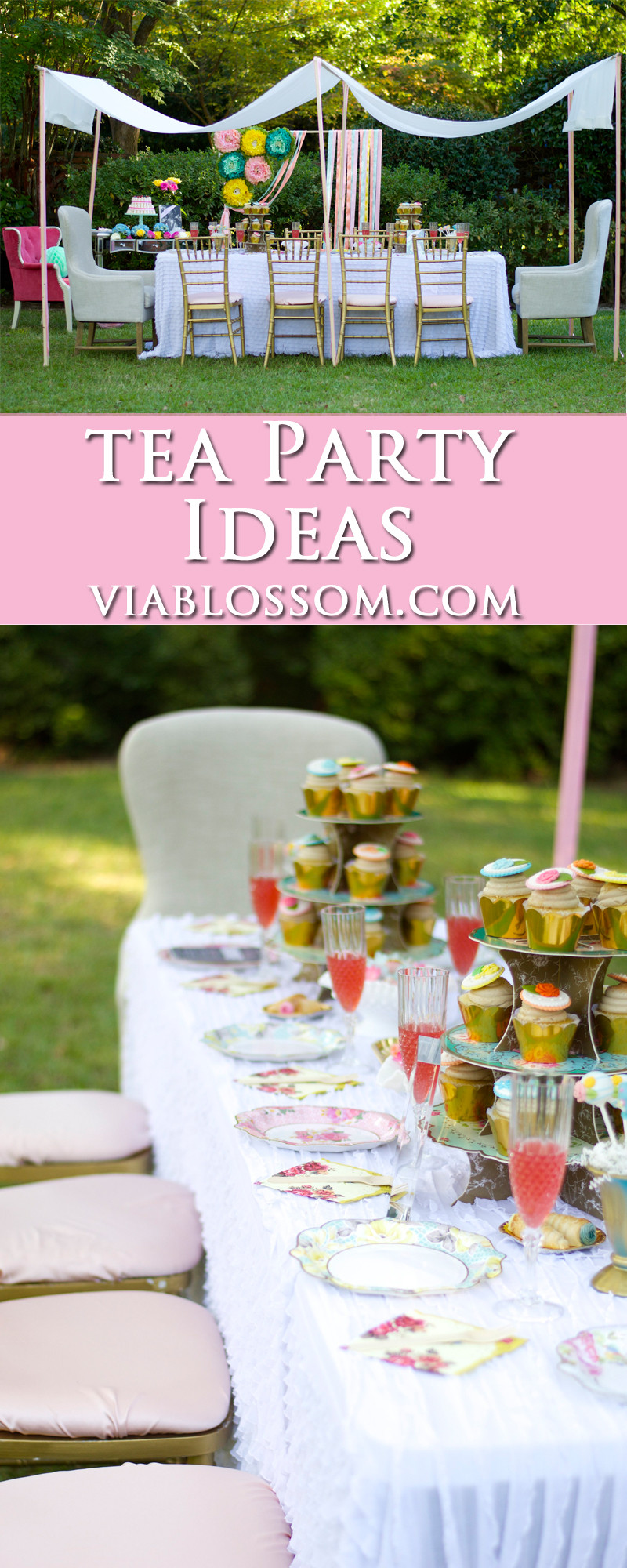 Garden Tea Party Ideas
 Baby Shower Garden Party Via Blossom
