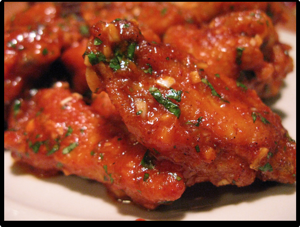 Garlic Wing Sauces
 Sriracha Garlic Wings 2010 HotSauceDaily