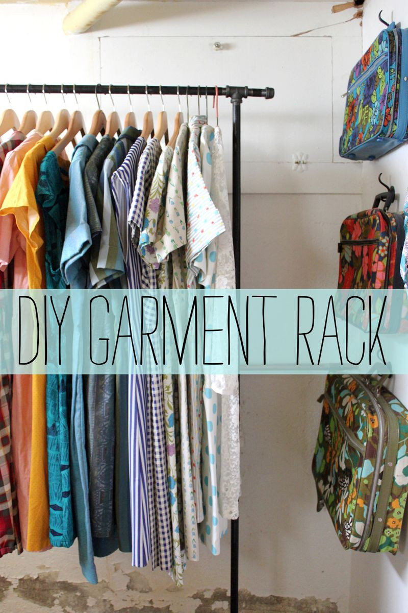 Garment Rack DIY
 The Well Crafted Home DIY Garment Rack