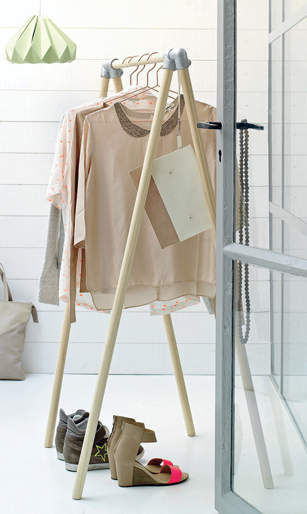 Garment Rack DIY
 Wonderful Wardrobe & Clothing Rack Projects