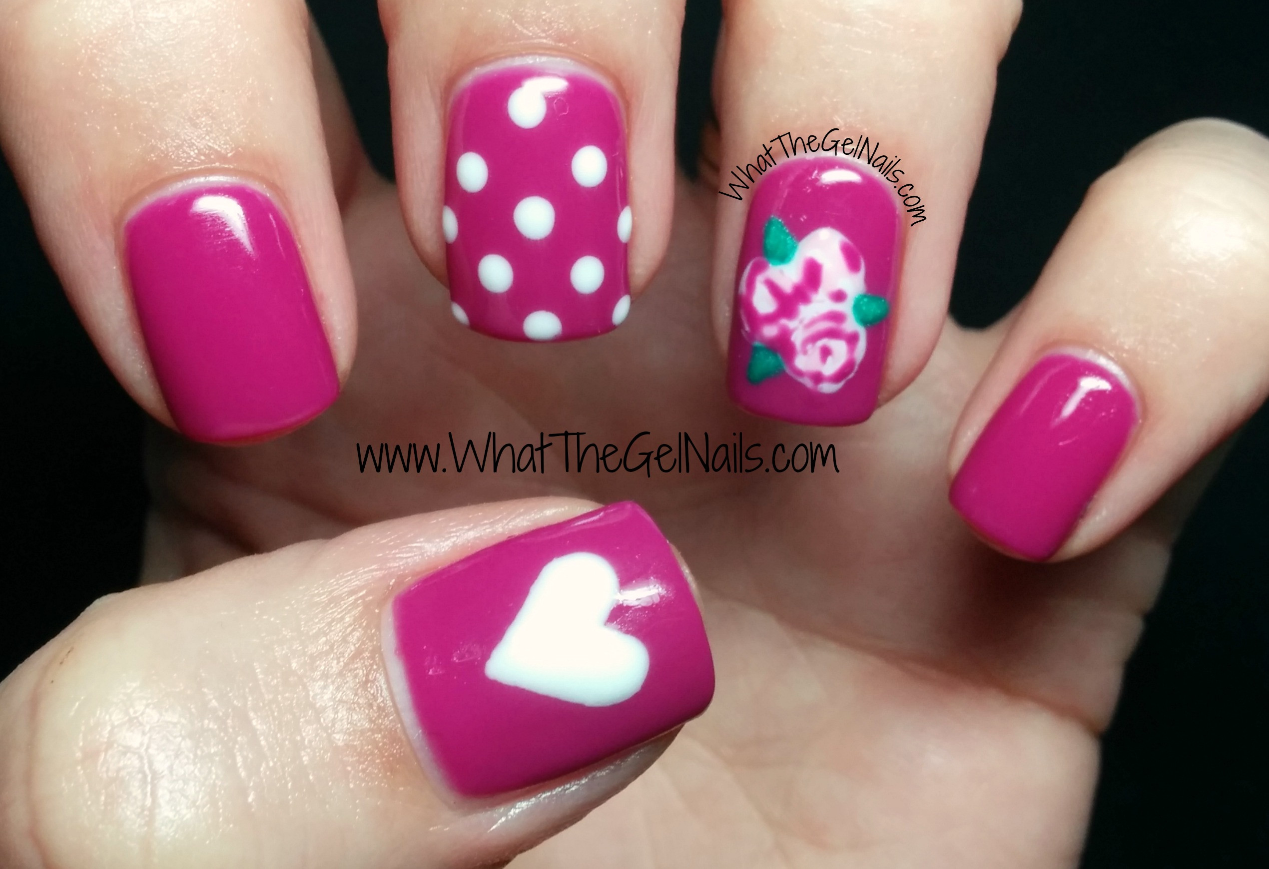 Gel Nail Designs For Valentines
 Valentine Nail Designs with Gel Polish