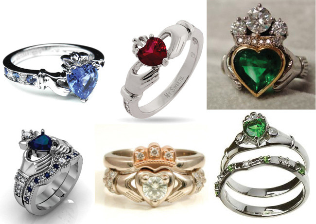 Gemstone Bridal Sets
 Claddagh Rings Perfect For Bridal And Sapphires