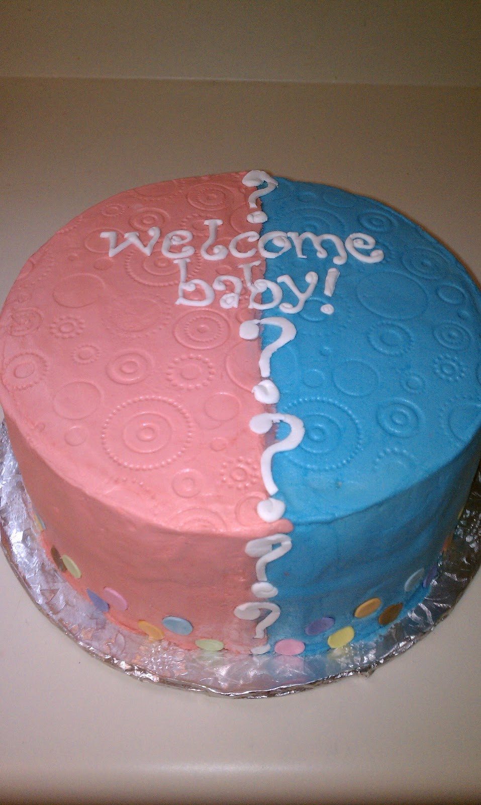 Gender Reveal Party Cake Ideas
 The Confectionista s Kitchen Baby Gender Reveal
