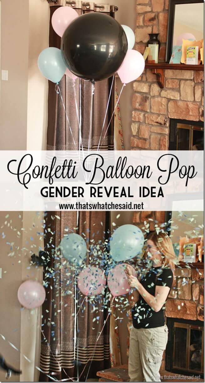 Gender Reveal Party Ideas Balloons
 Gender Reveal Party – That s What Che Said