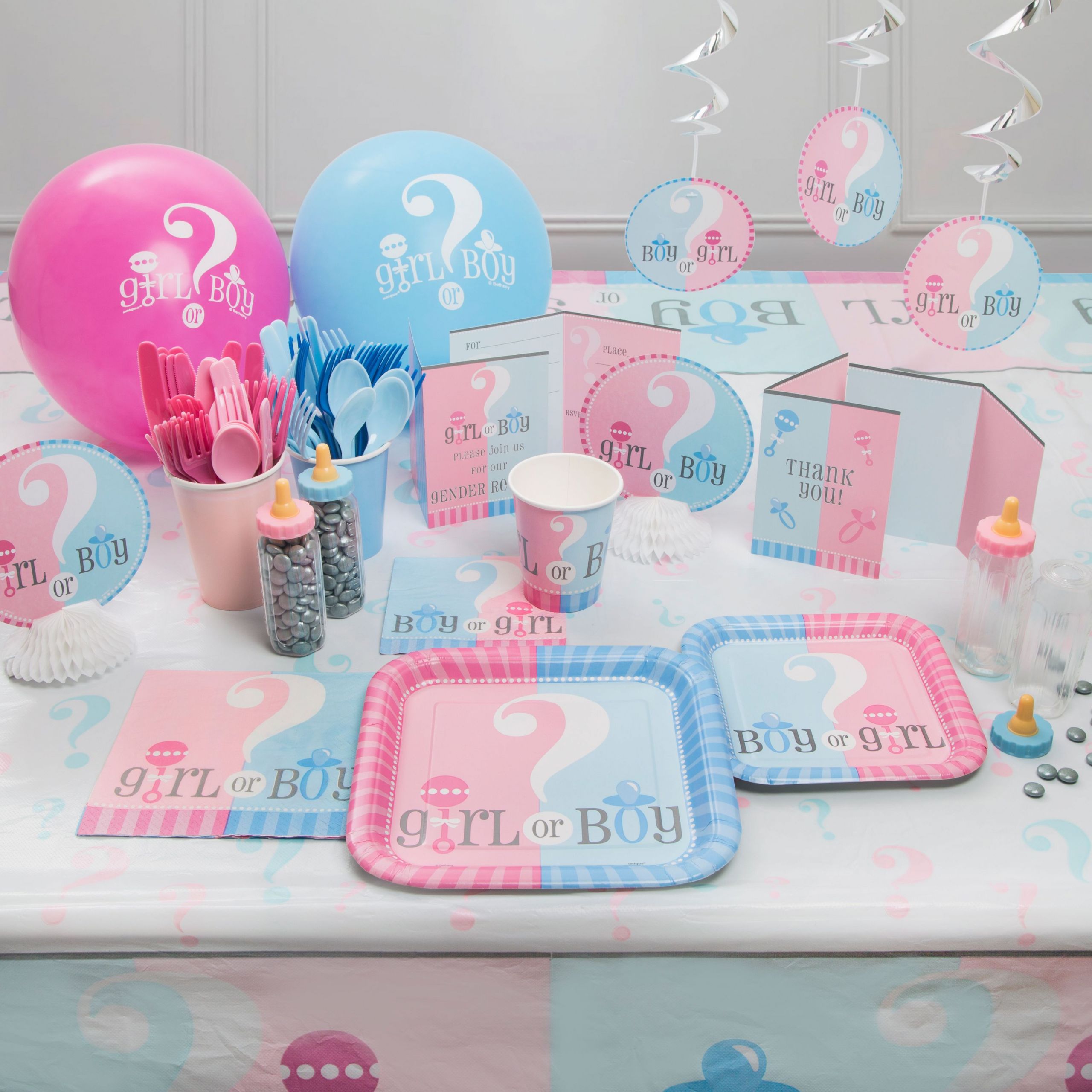 Gender Reveal Party Ideas Party City
 Gender Reveal Party Supplies Walmart