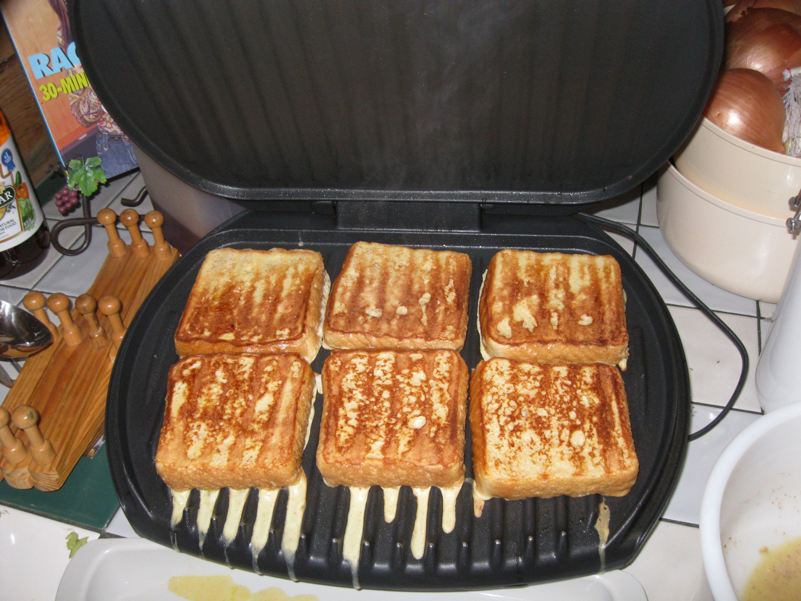 George Foreman Grill Recipes Panini
 French toast on the George Foreman Grill Talk about