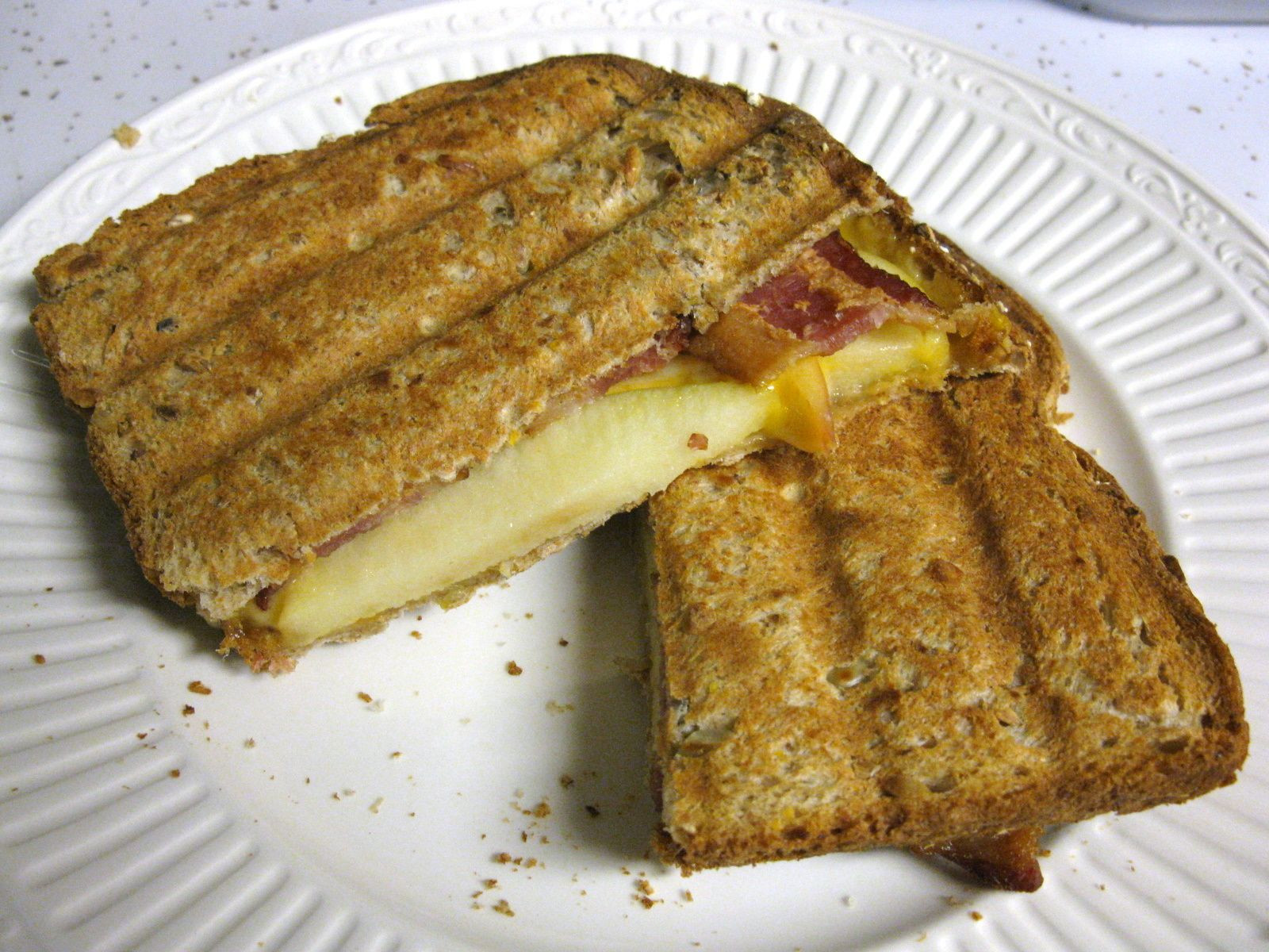 George Foreman Grill Recipes Panini
 Amazing cheesy apple bacon panini recipe We used multi