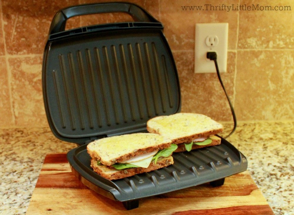 George Foreman Grill Recipes Panini
 Easy Turkey Ham Spinach & Cheese Panini Recipe Thrifty