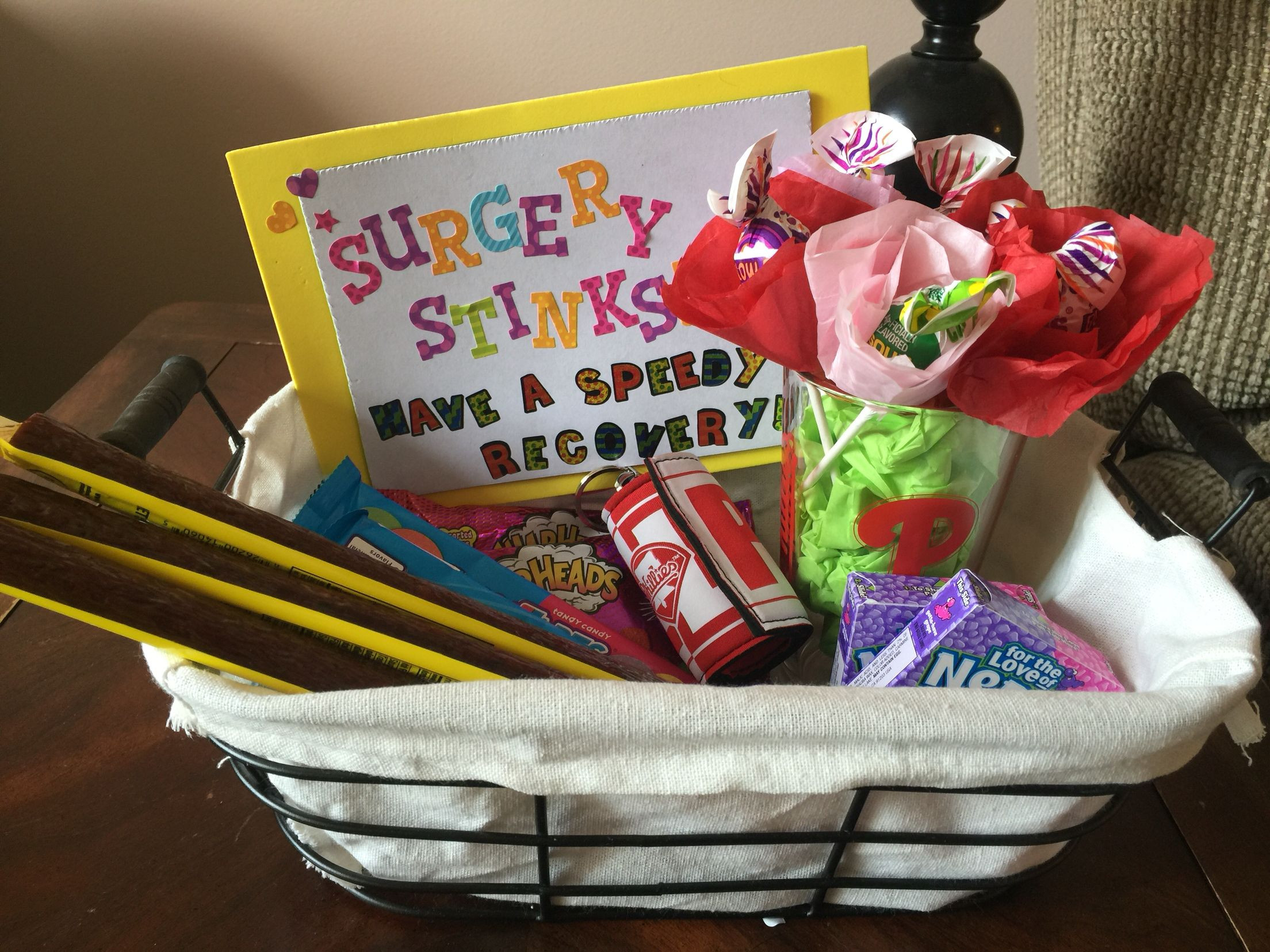 Get Well Gift Basket Ideas After Surgery
 After surgery t basket speedyrecovery well