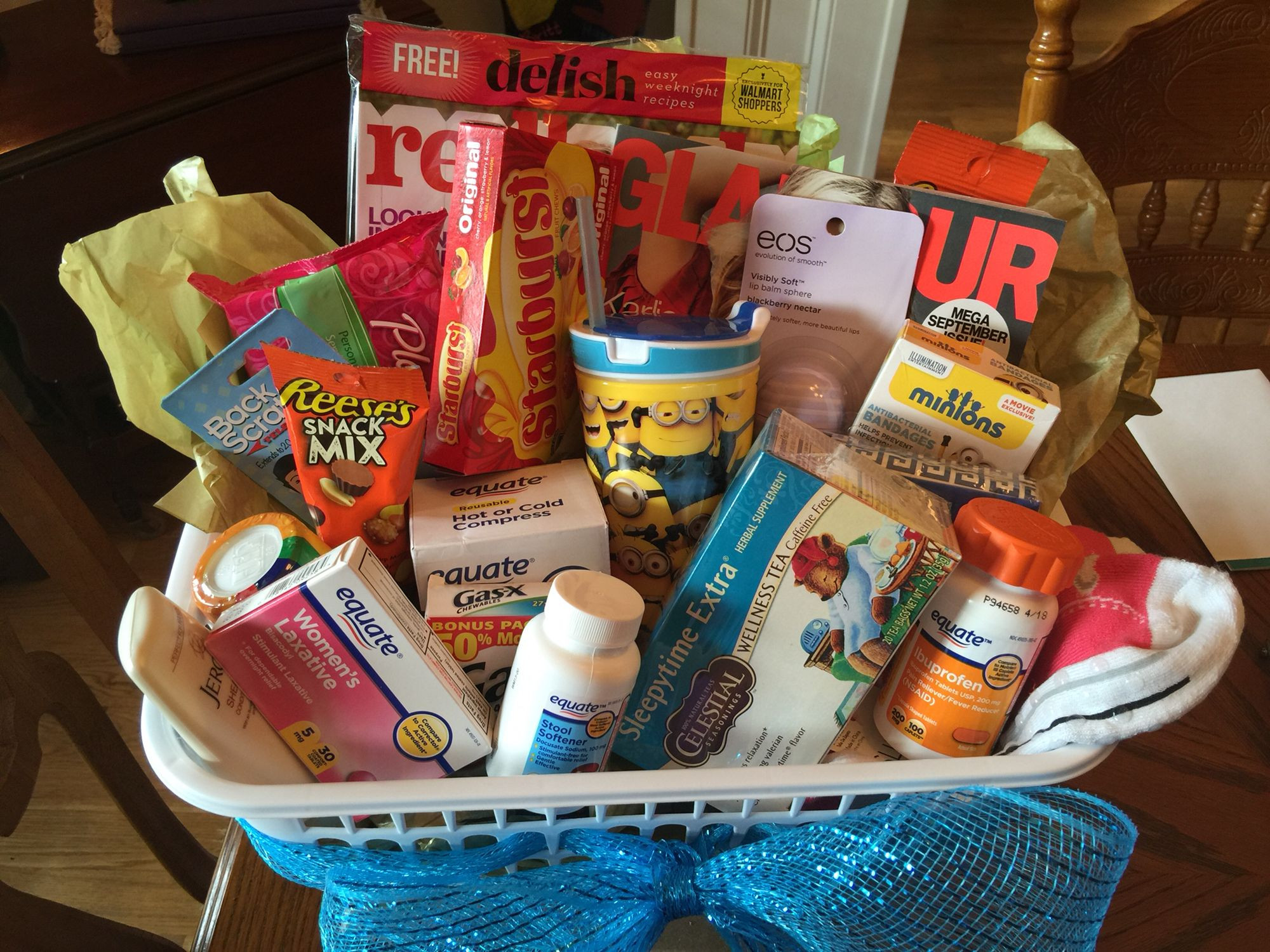 Get Well Gift Basket Ideas After Surgery
 Hysterectomy Recovery Basket for my hyster sisters