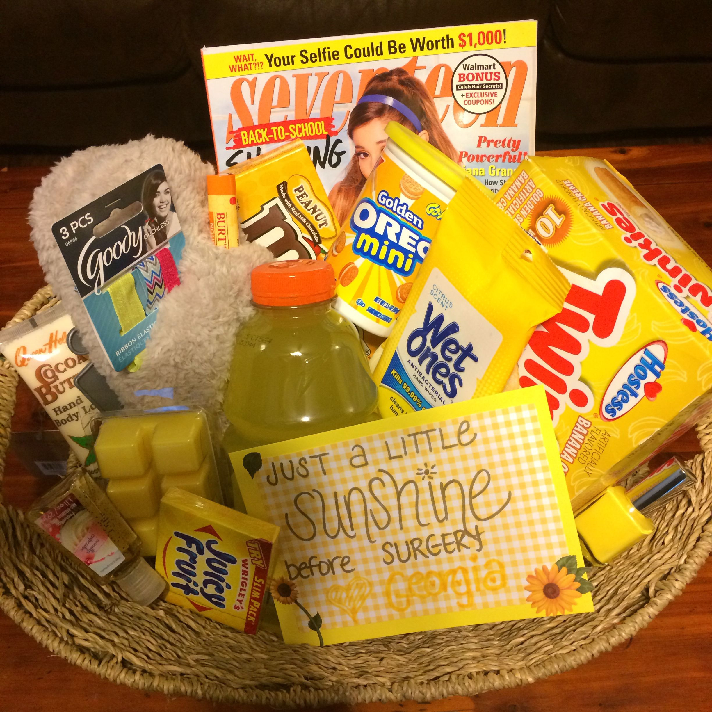 Get Well Gift Ideas For Kids
 Surgery t basket