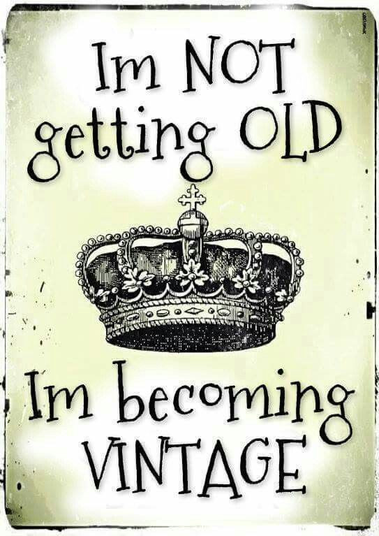 Getting Older Birthday Quotes
 I m Not Getting Old I m be ing Vintage