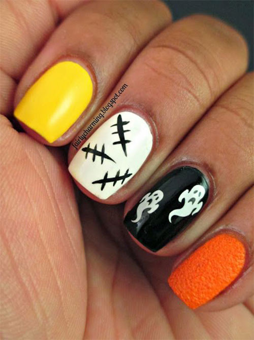 Ghost Nail Art
 18 Halloween Ghost Nail Art Designs Ideas Trends