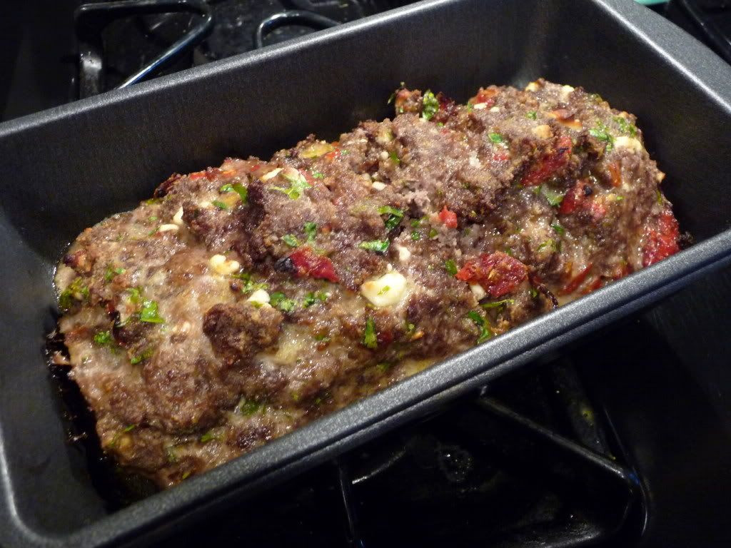 Giada Turkey Meatloaf
 Meatloaf with Feta and Sundried Tomatoes by Two True Foo s