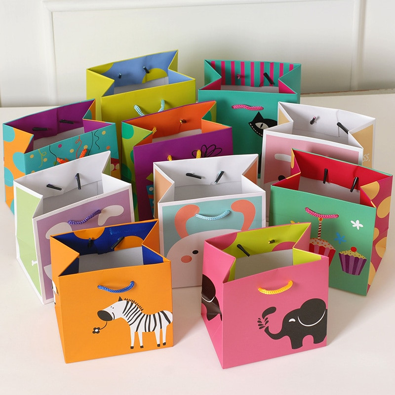 Gift Bags For Kids
 Cute Gift Bags For Kids Small Paper Bags Kawaii Animal G